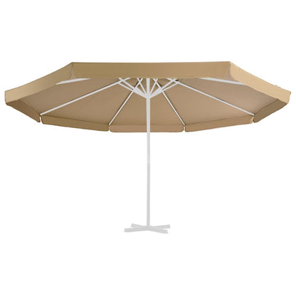 Replacement Fabric for Outdoor Parasol Taupe 500 cm
