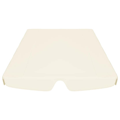 Replacement Canopy for Garden Swing Cream 188/168x145/110 cm