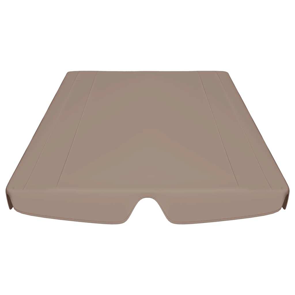 Replacement Canopy for Garden Swing Taupe 188/168x145/110 cm