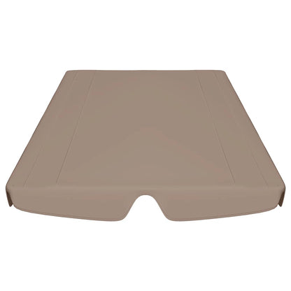 Replacement Canopy for Garden Swing Taupe 188/168x145/110 cm