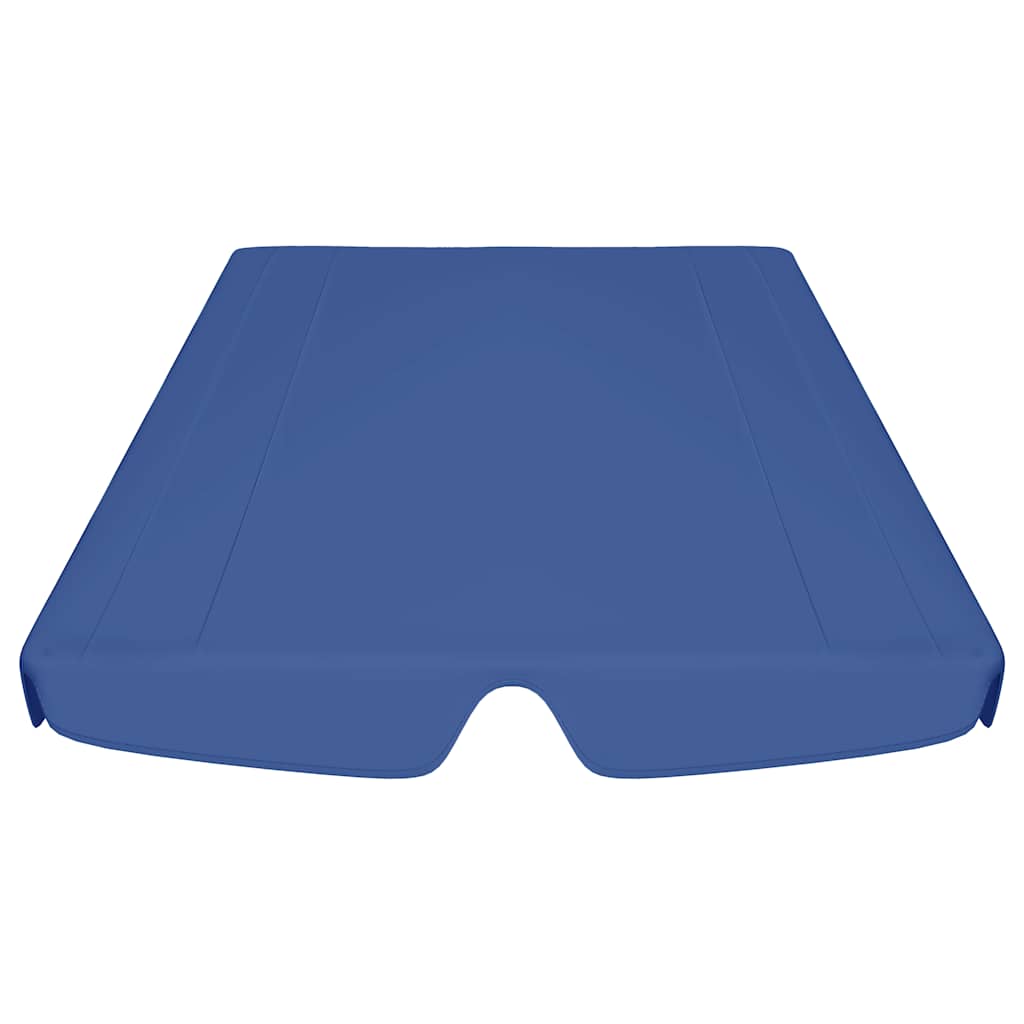 Replacement Canopy for Garden Swing Blue 188/168x145/110 cm