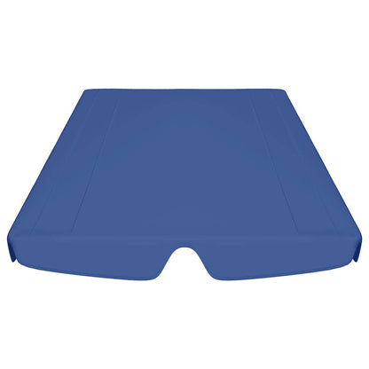 Replacement Canopy for Garden Swing Blue 188/168x145/110 cm
