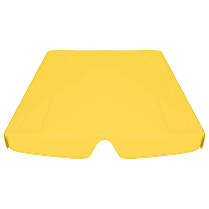 Replacement Canopy for Garden Swing Yellow 188/168x145/110 cm