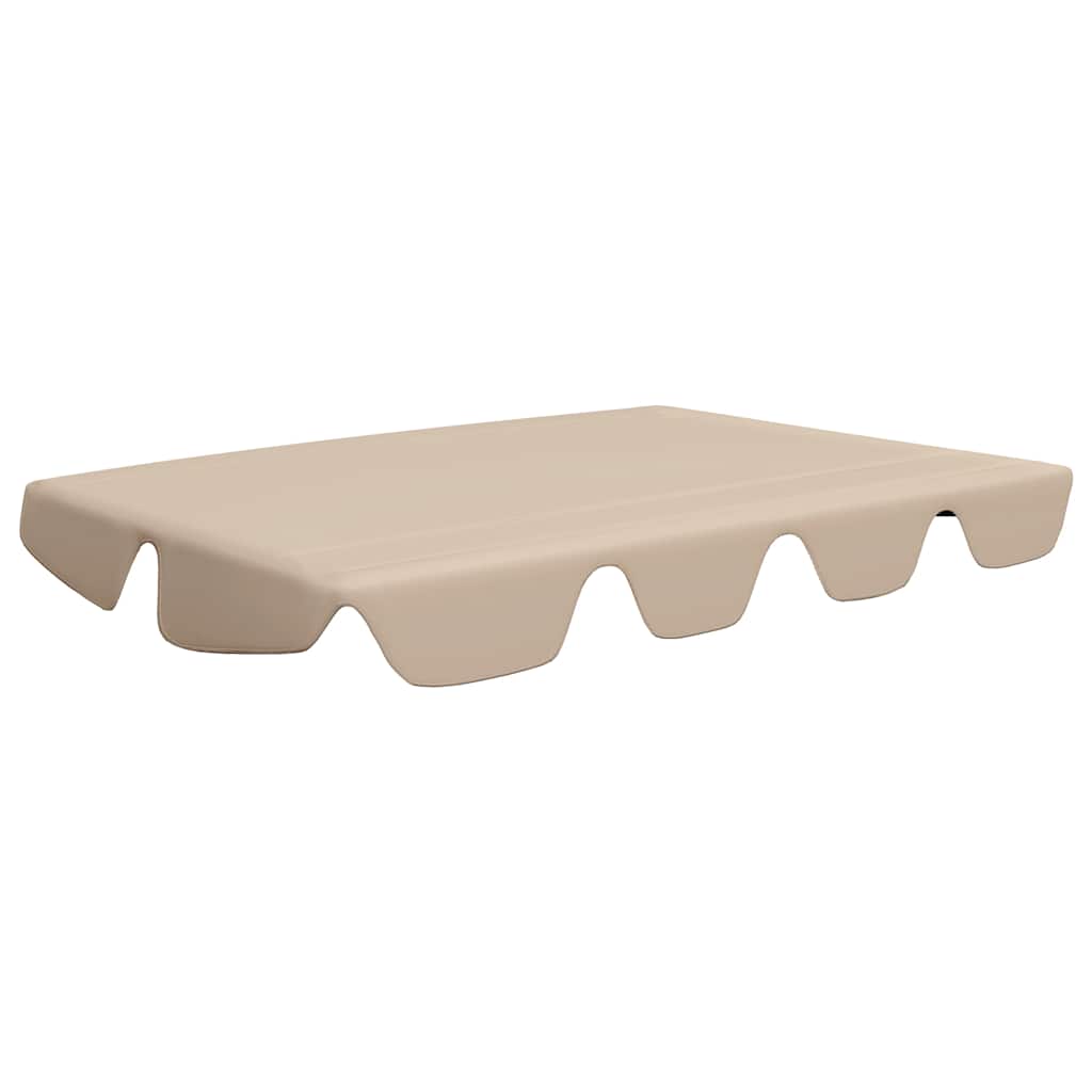 Replacement Canopy for Garden Swing Beige 150/130x105/70 cm