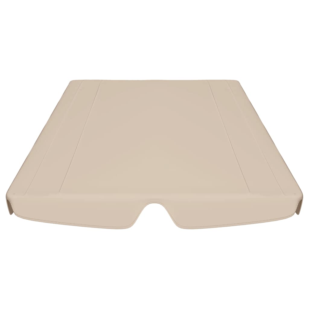 Replacement Canopy for Garden Swing Beige 150/130x105/70 cm