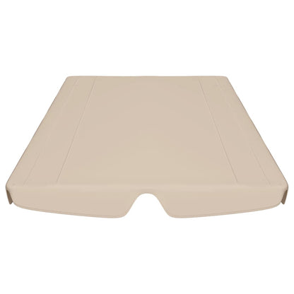 Replacement Canopy for Garden Swing Beige 150/130x105/70 cm