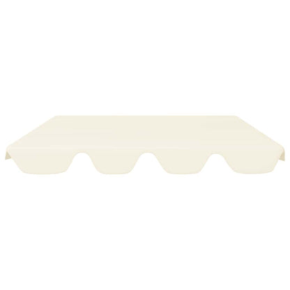 Replacement Canopy for Garden Swing Cream 150/130x105/70 cm
