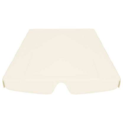 Replacement Canopy for Garden Swing Cream 150/130x105/70 cm
