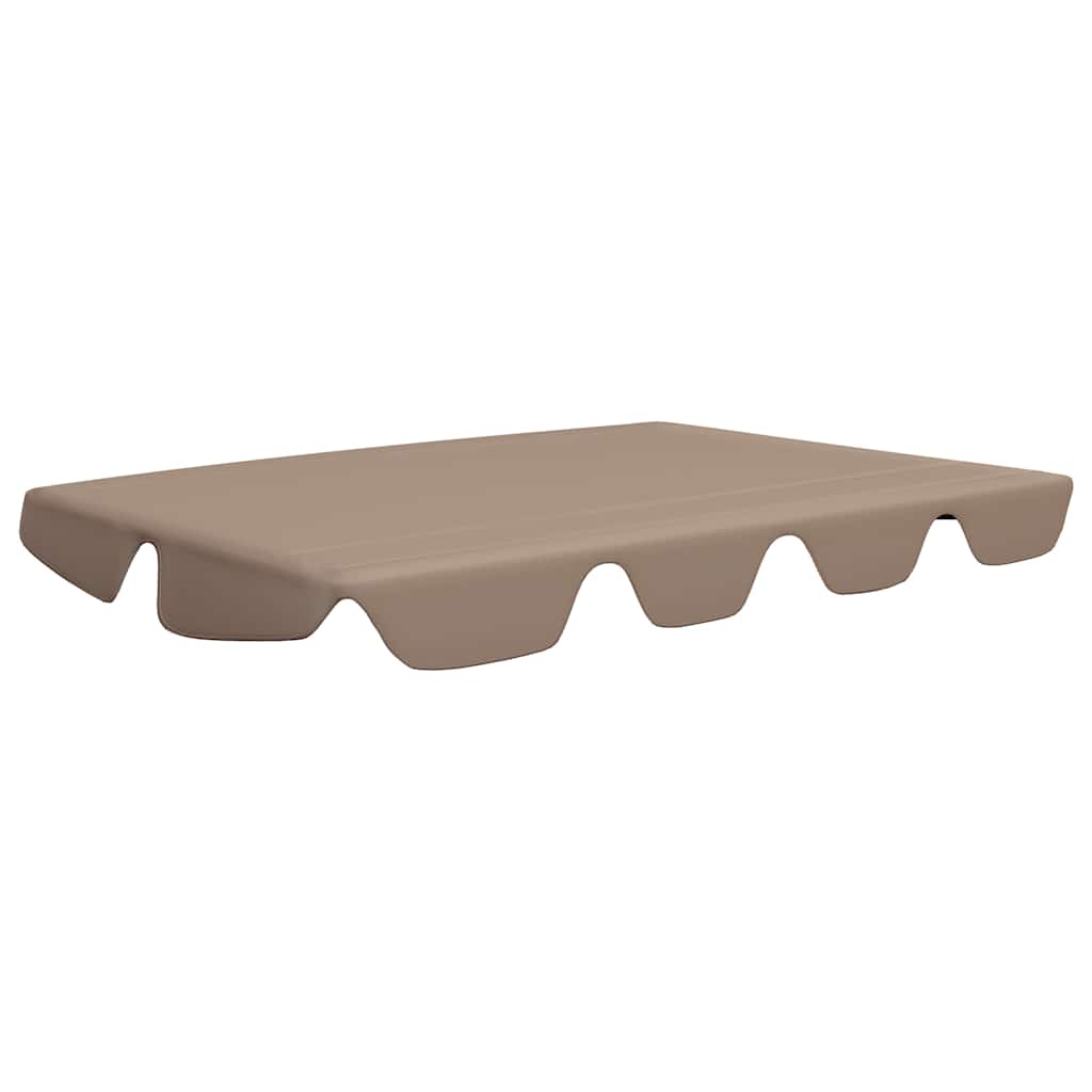 Replacement Canopy for Garden Swing Taupe 150/130x105/70 cm