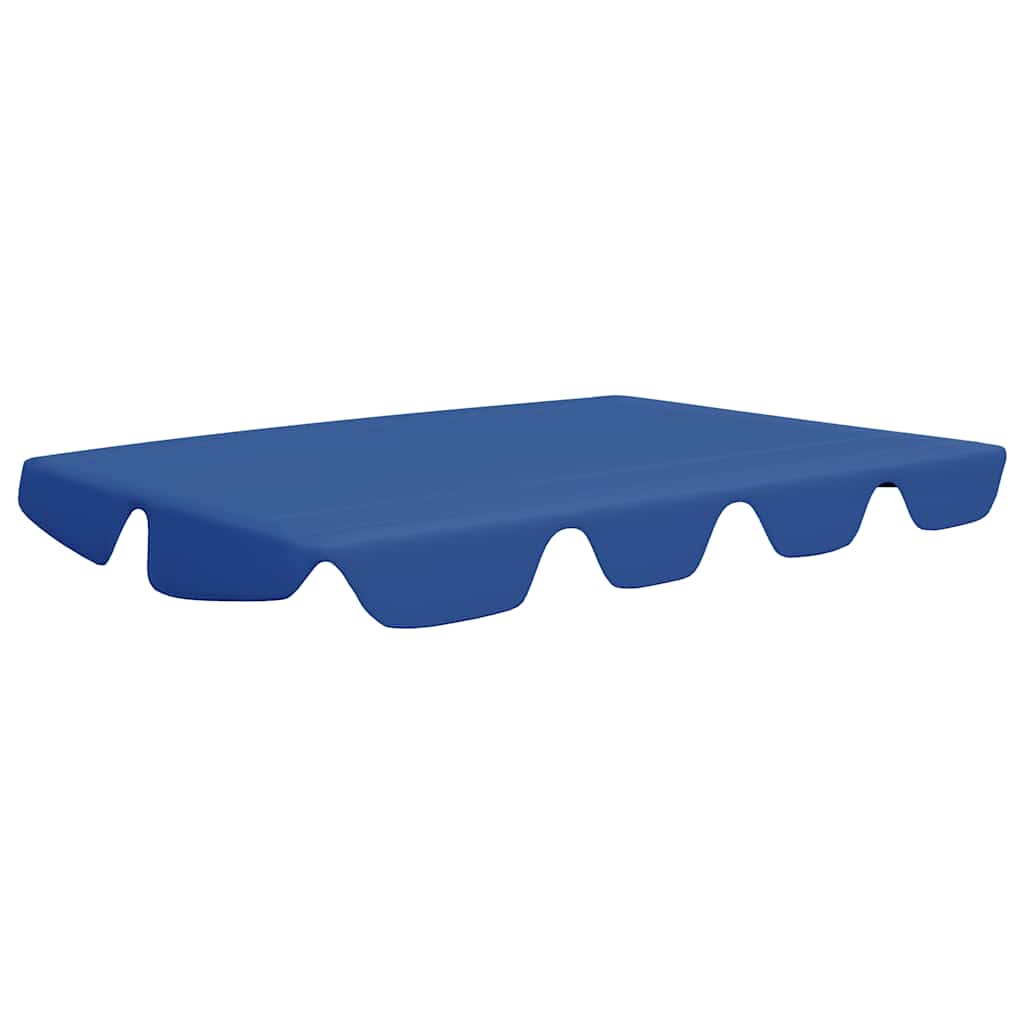Replacement Canopy for Garden Swing Blue 150/130x105/70 cm