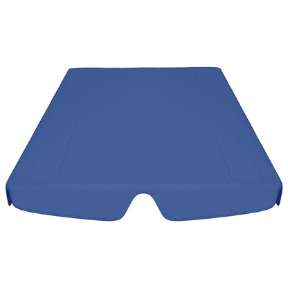 Replacement Canopy for Garden Swing Blue 150/130x105/70 cm