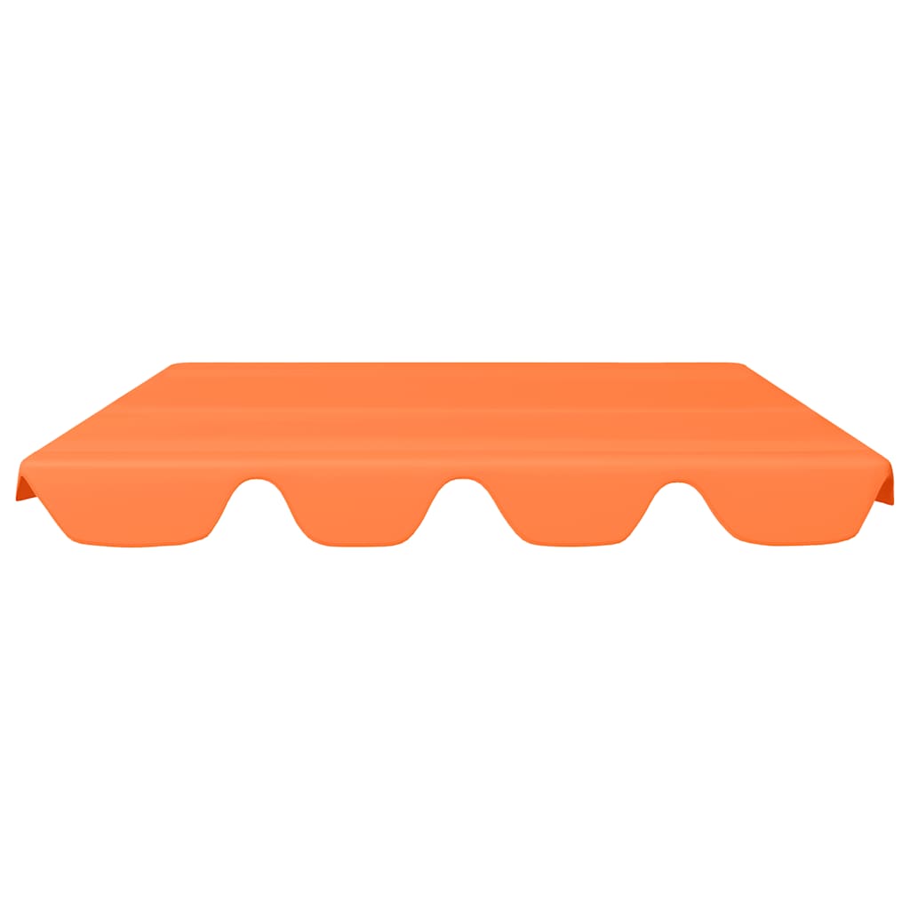 Replacement Canopy for Garden Swing Orange 150/130x105/70 cm