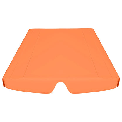 Replacement Canopy for Garden Swing Orange 150/130x105/70 cm