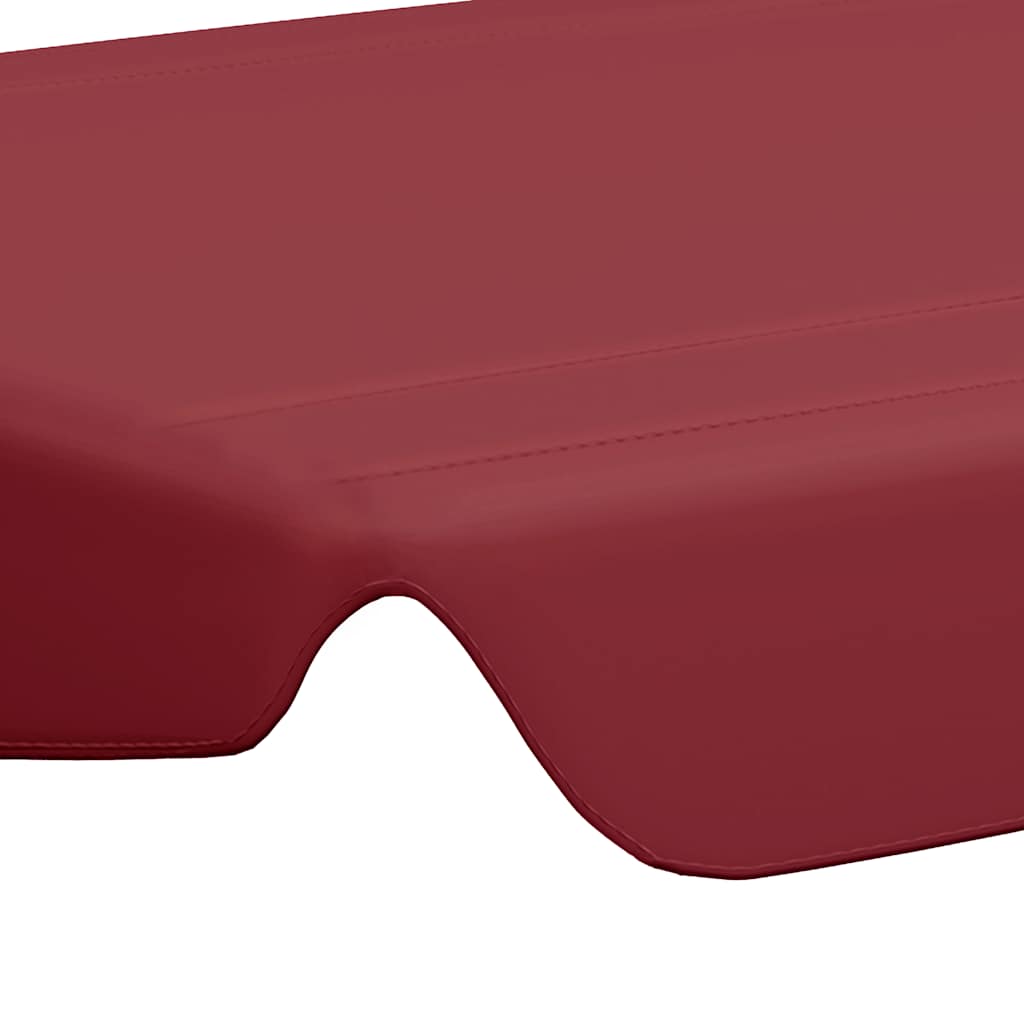 Replacement Canopy for Garden Swing Wine Red 150/130x105/70 cm