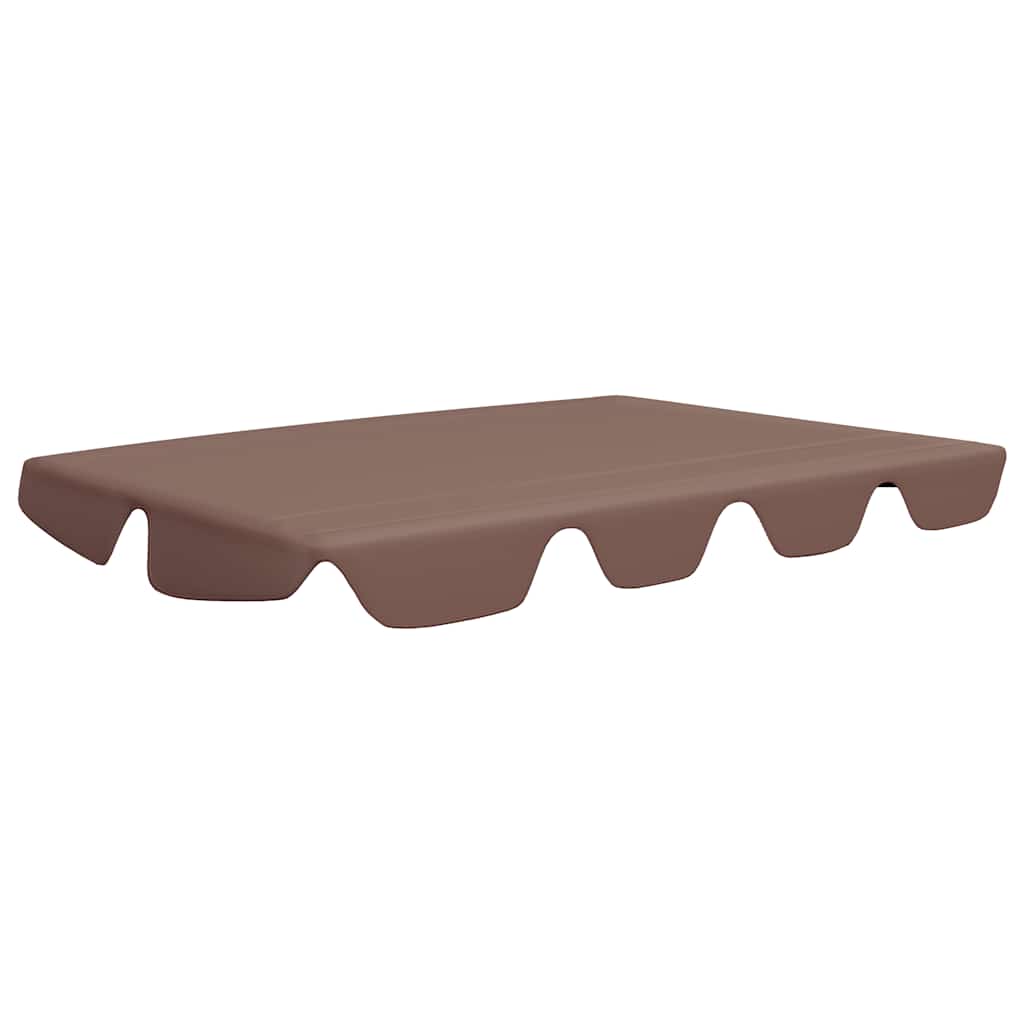 Replacement Canopy for Garden Swing Brown 150/130x105/70 cm