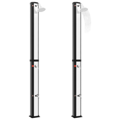Outdoor Solar Shower with Shower Head and Faucet 35 L