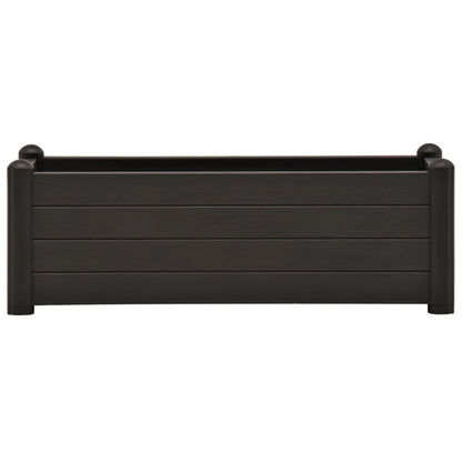 Garden Raised Bed PP Anthracite 100x43x35 cm