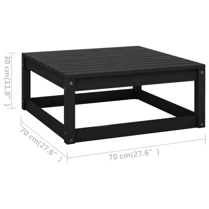 10 Piece Garden Lounge Set Solid Wood Pine