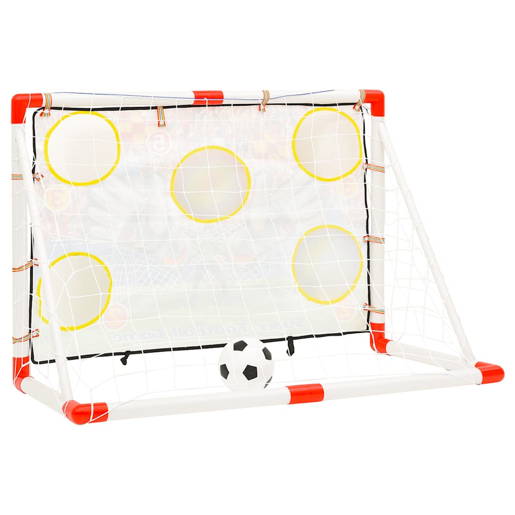 Children Football Goal Set with Goal Wall 120x51x77.5 cm