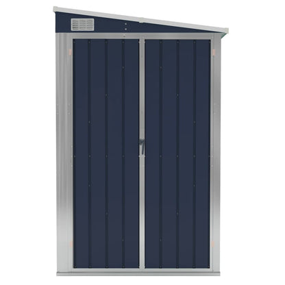 Wall-mounted Garden Shed Anthracite 118x100x178 cm Steel