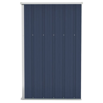 Wall-mounted Garden Shed Anthracite 118x100x178 cm Steel