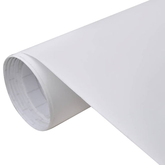 Car Films 2 pcs Matt White 100x150 cm+50x150 cm
