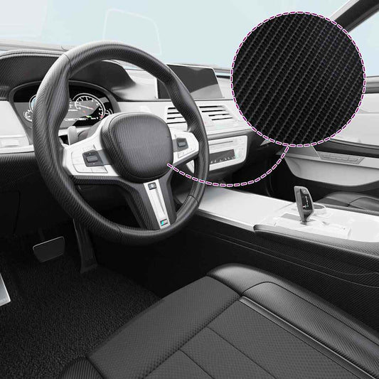 Car Films 2 pcs 4D Black 100x150 cm+50x150 cm
