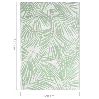 Outdoor Rug ARAKIL Green 120x180 cm PP