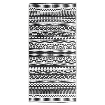 Outdoor Rug ARAKIL Black 80x150 cm PP