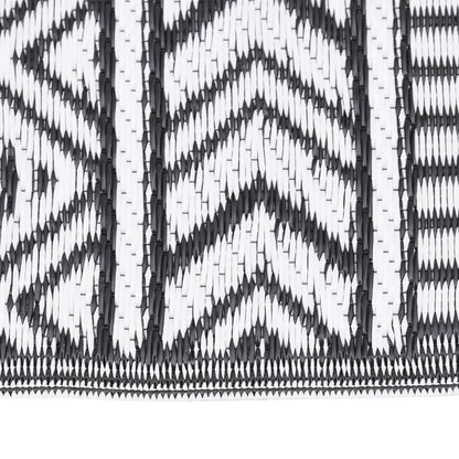 Outdoor Rug ARAKIL Black 80x150 cm PP