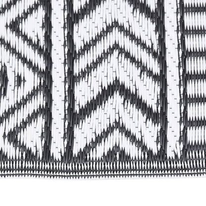 Outdoor Rug ARAKIL Black 80x250 cm PP