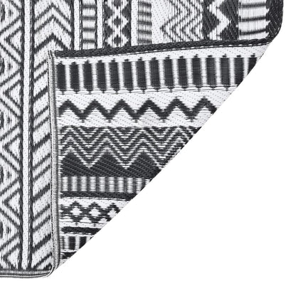 Outdoor Rug ARAKIL Black 80x250 cm PP