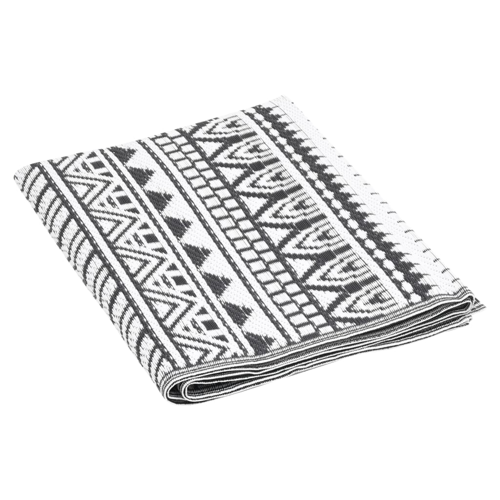 Outdoor Rug ARAKIL Black 80x250 cm PP