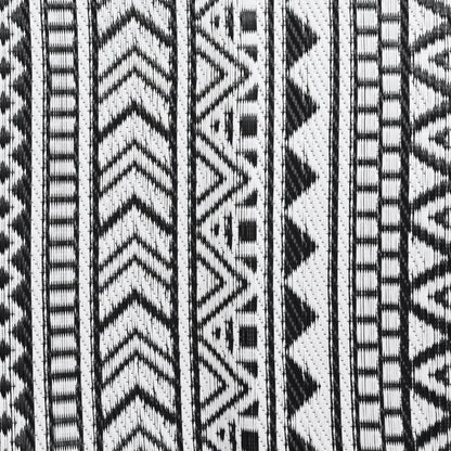 Outdoor Rug ARAKIL Black 80x250 cm PP