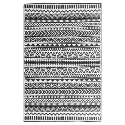 Outdoor Rug ARAKIL Black 160x230 cm PP