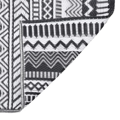 Outdoor Rug ARAKIL Black 160x230 cm PP