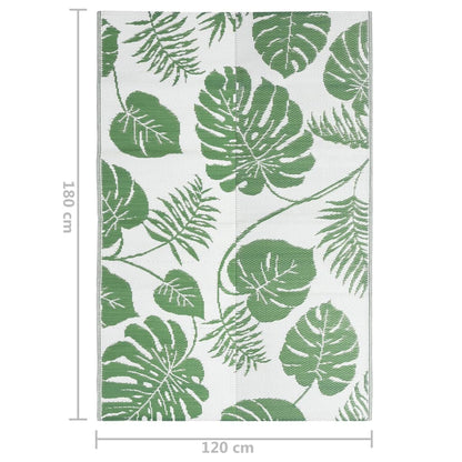 Outdoor Rug ARAKIL Green 120x180 cm PP