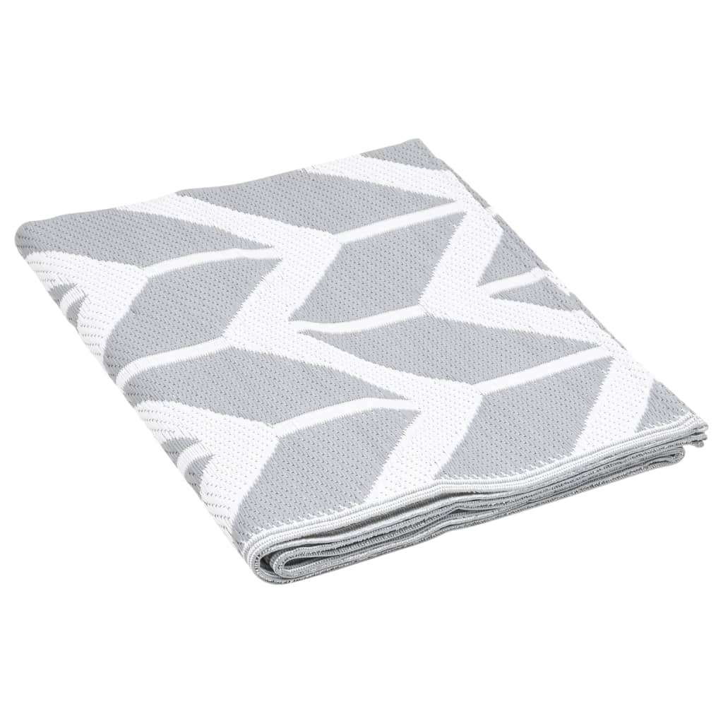 Outdoor Rug ARAKIL Grey 120x180 cm PP