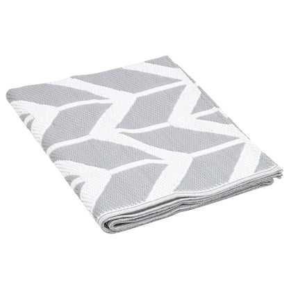 Outdoor Rug ARAKIL Grey 120x180 cm PP