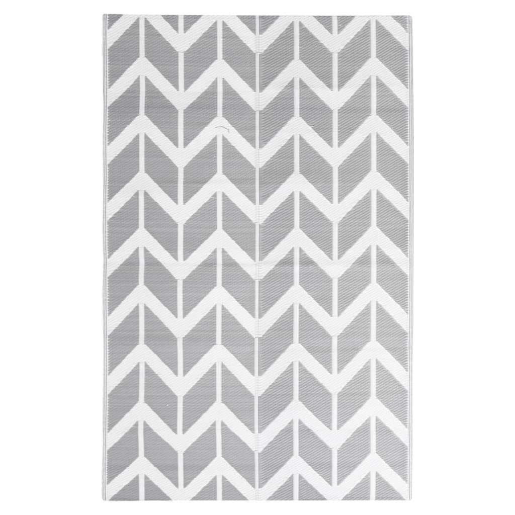 Outdoor Rug ARAKIL Grey 160x230 cm PP