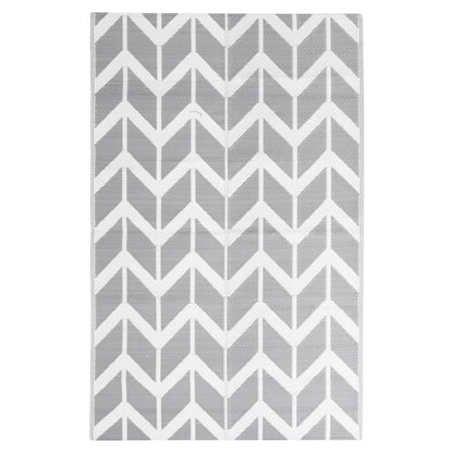 Outdoor Rug ARAKIL Grey 160x230 cm PP