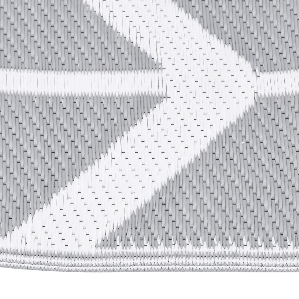 Outdoor Rug ARAKIL Grey 160x230 cm PP