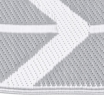 Outdoor Rug ARAKIL Grey 160x230 cm PP