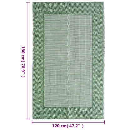Outdoor Rug ARAKIL Green 120x180 cm PP