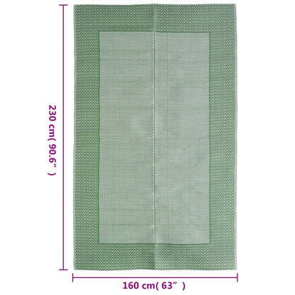 Outdoor Rug ARAKIL Green 160x230 cm PP
