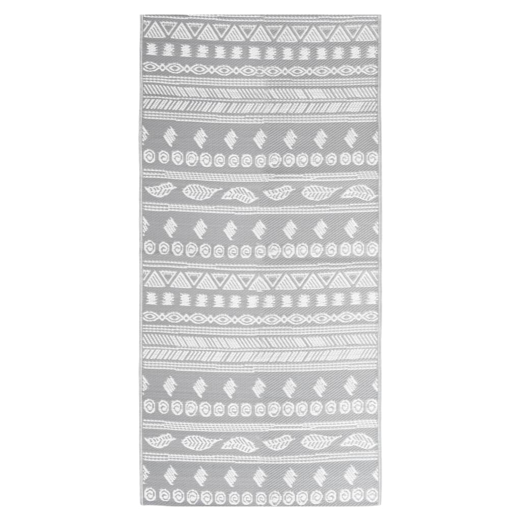 Outdoor Rug ARAKIL Grey 80x150 cm PP