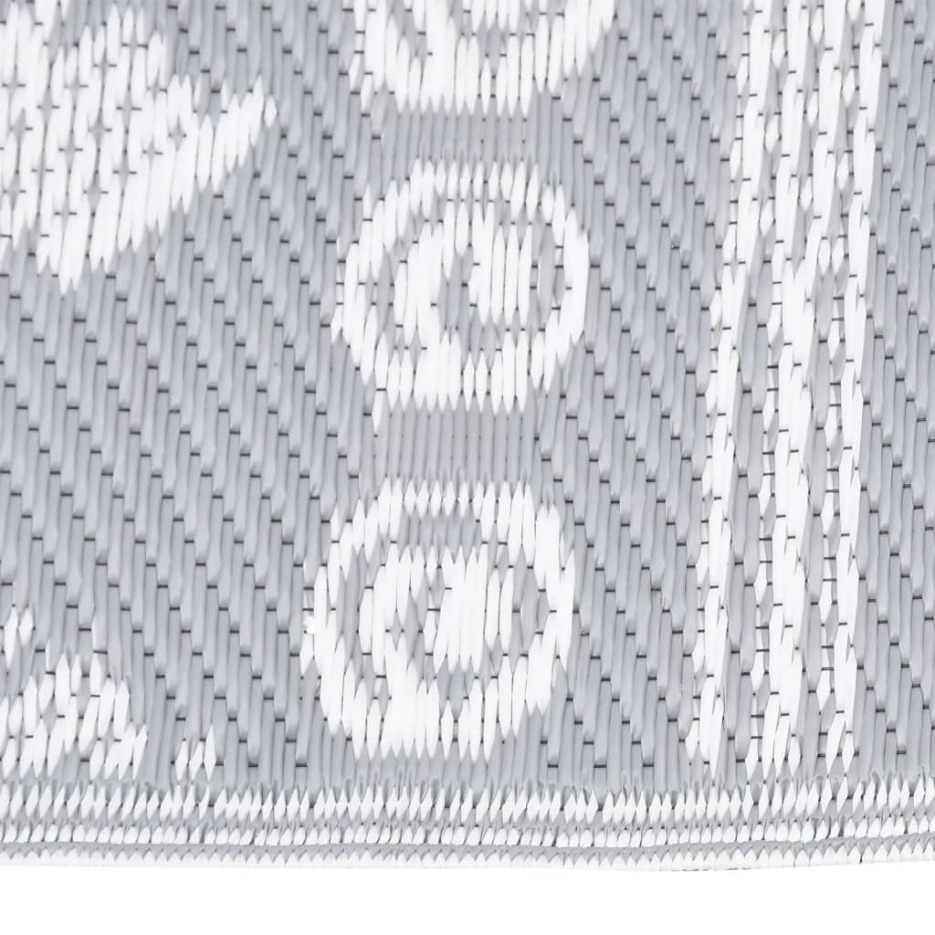 Outdoor Rug ARAKIL Grey 80x150 cm PP