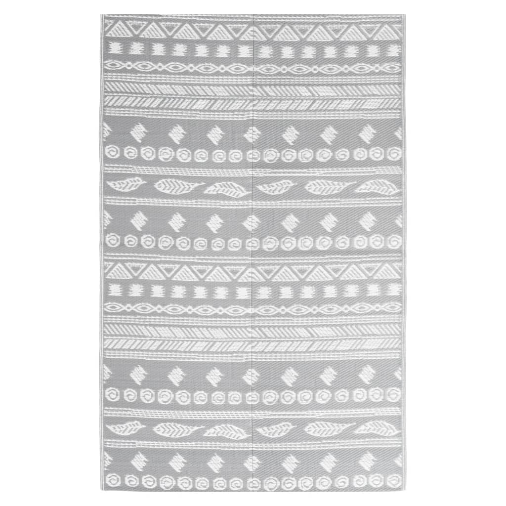 Outdoor Rug Grey 120x180 cm PP
