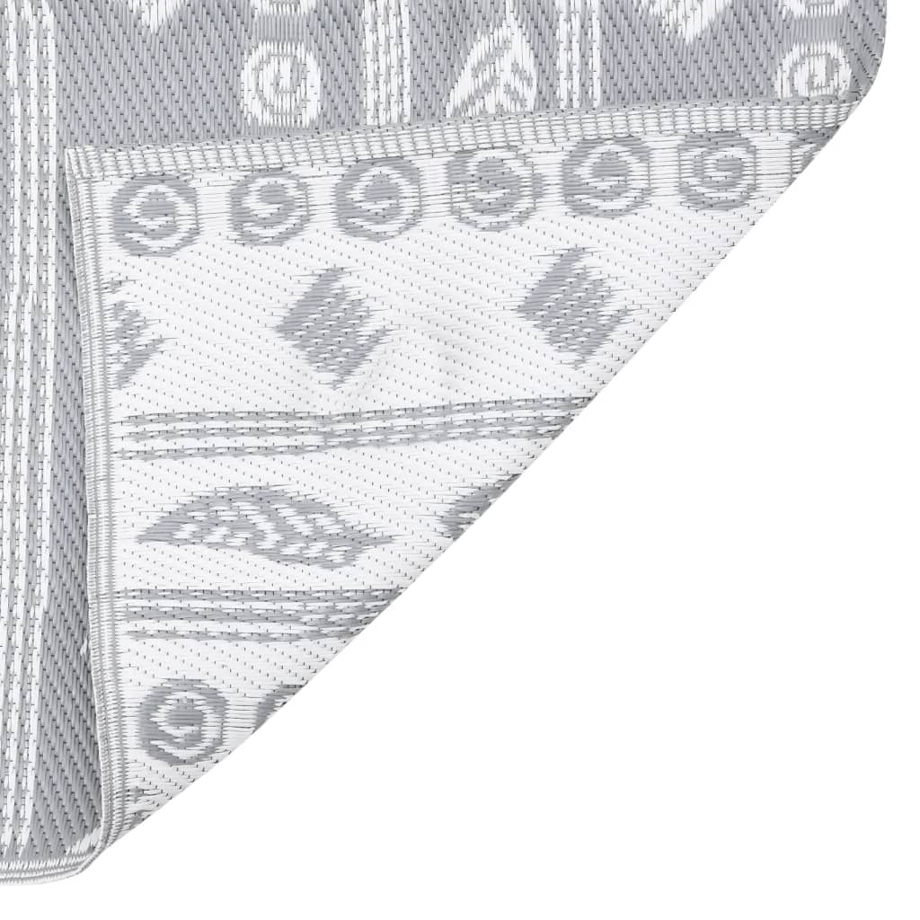 Outdoor Rug Grey 120x180 cm PP