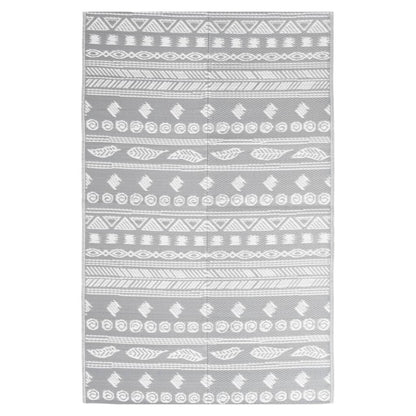 Outdoor Rug ARAKIL Grey 160x230 cm PP